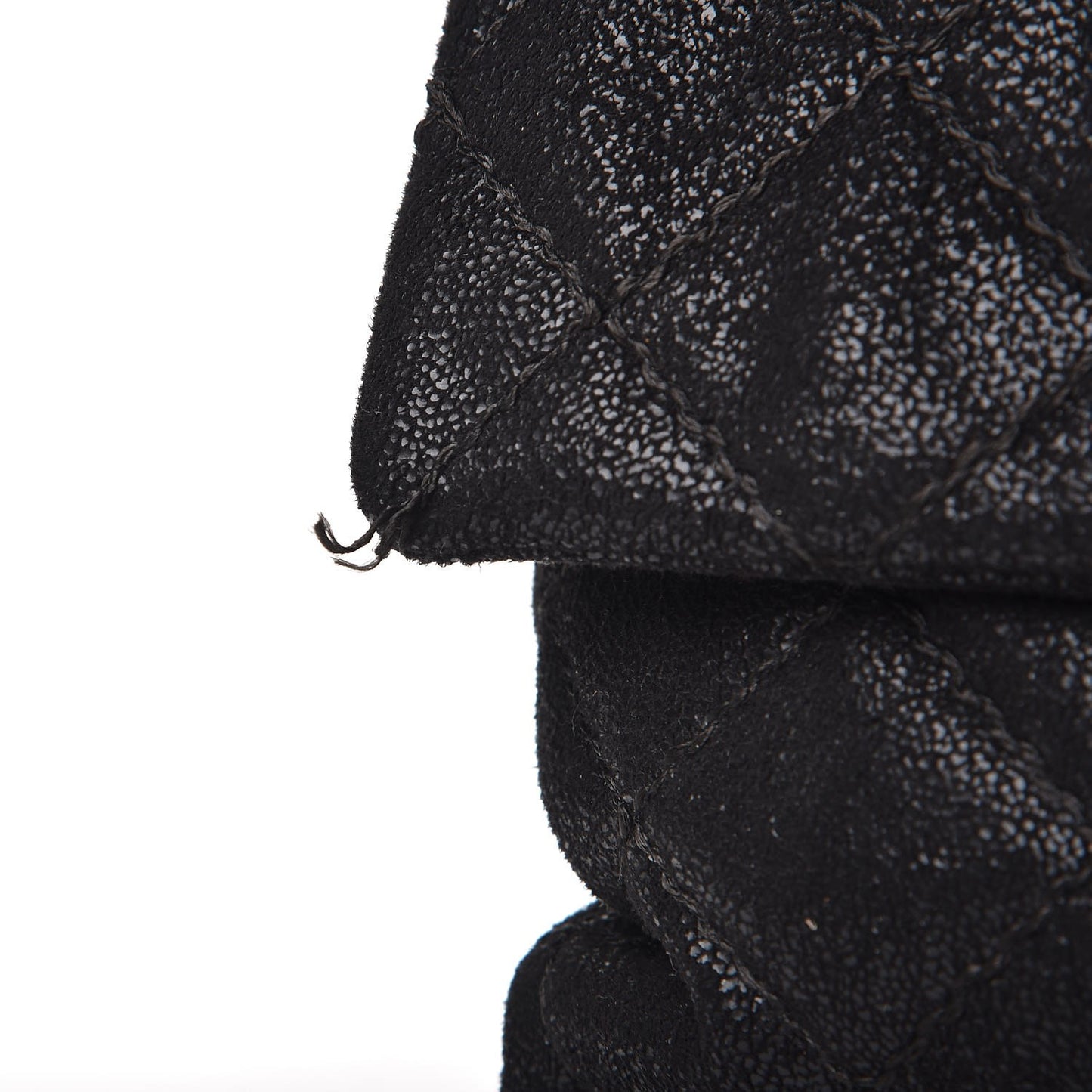 Shaggy Deer Quilted Small Beckett Chain Shoulder Bag Black