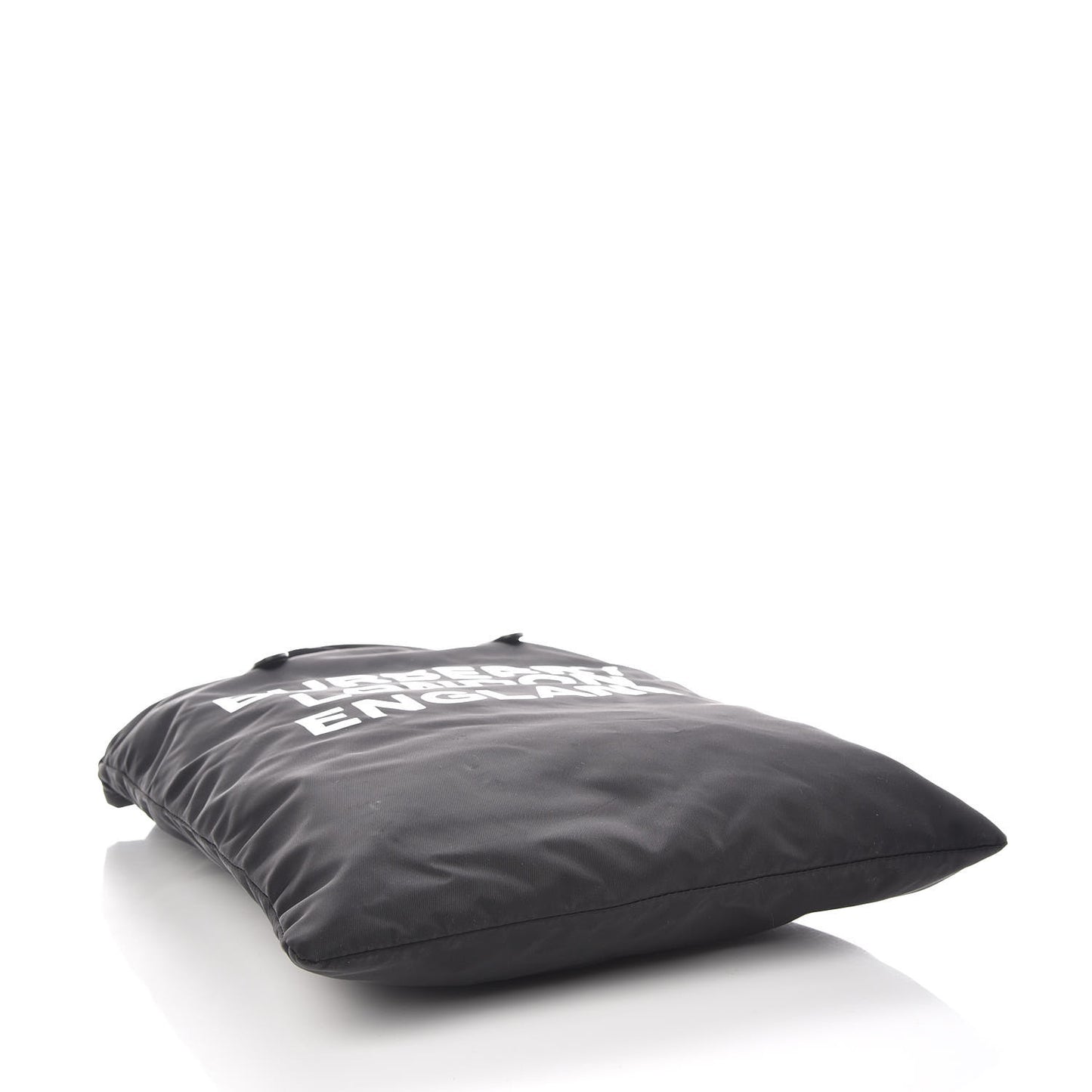 Nylon London England Print Logo Flat Tote Black