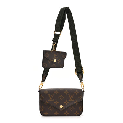 Louis Vuitton Monogram Felicie Strap & Go Kaki 1 of 14