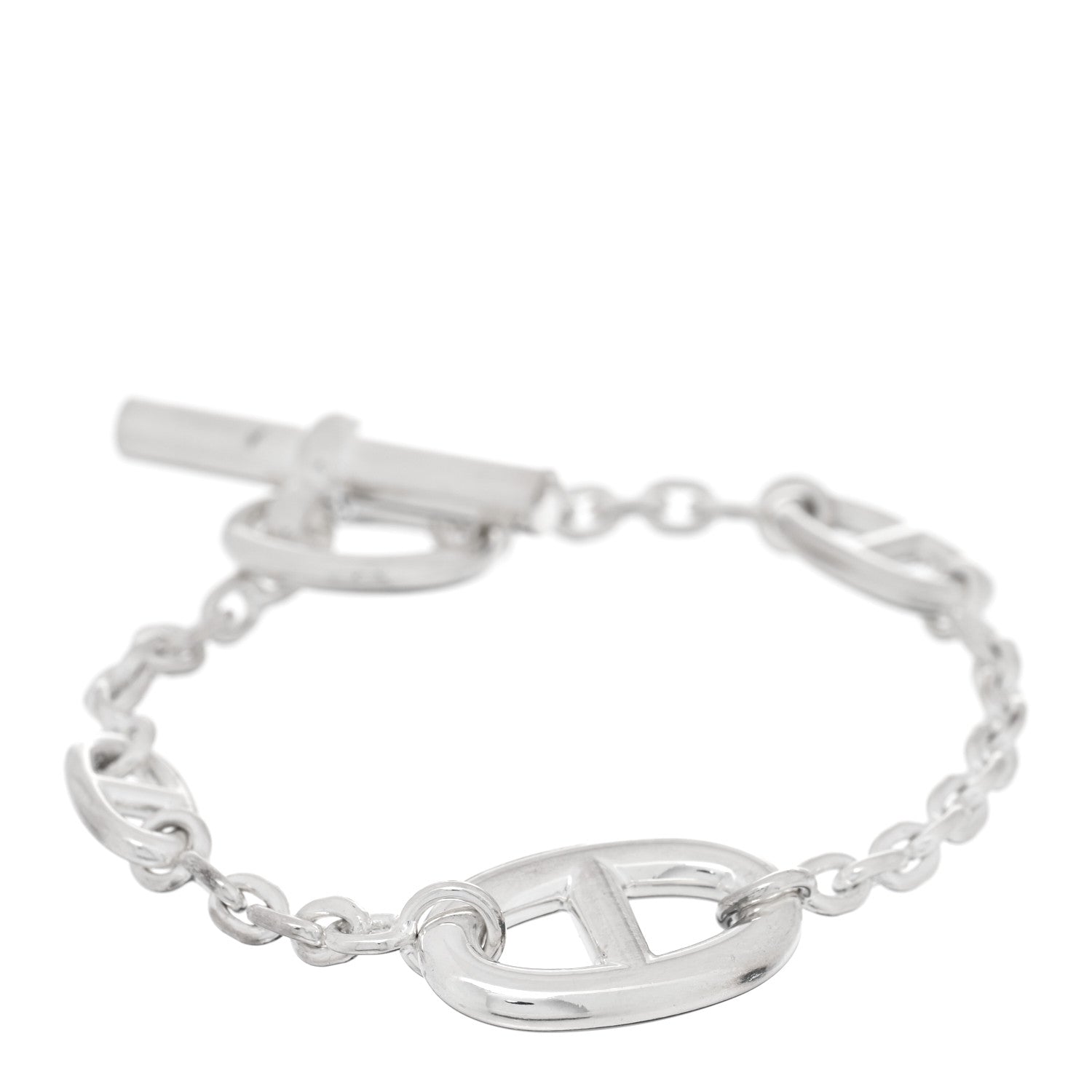 Hermes Sterling Silver Farandole Bracelet ST 1 of 4