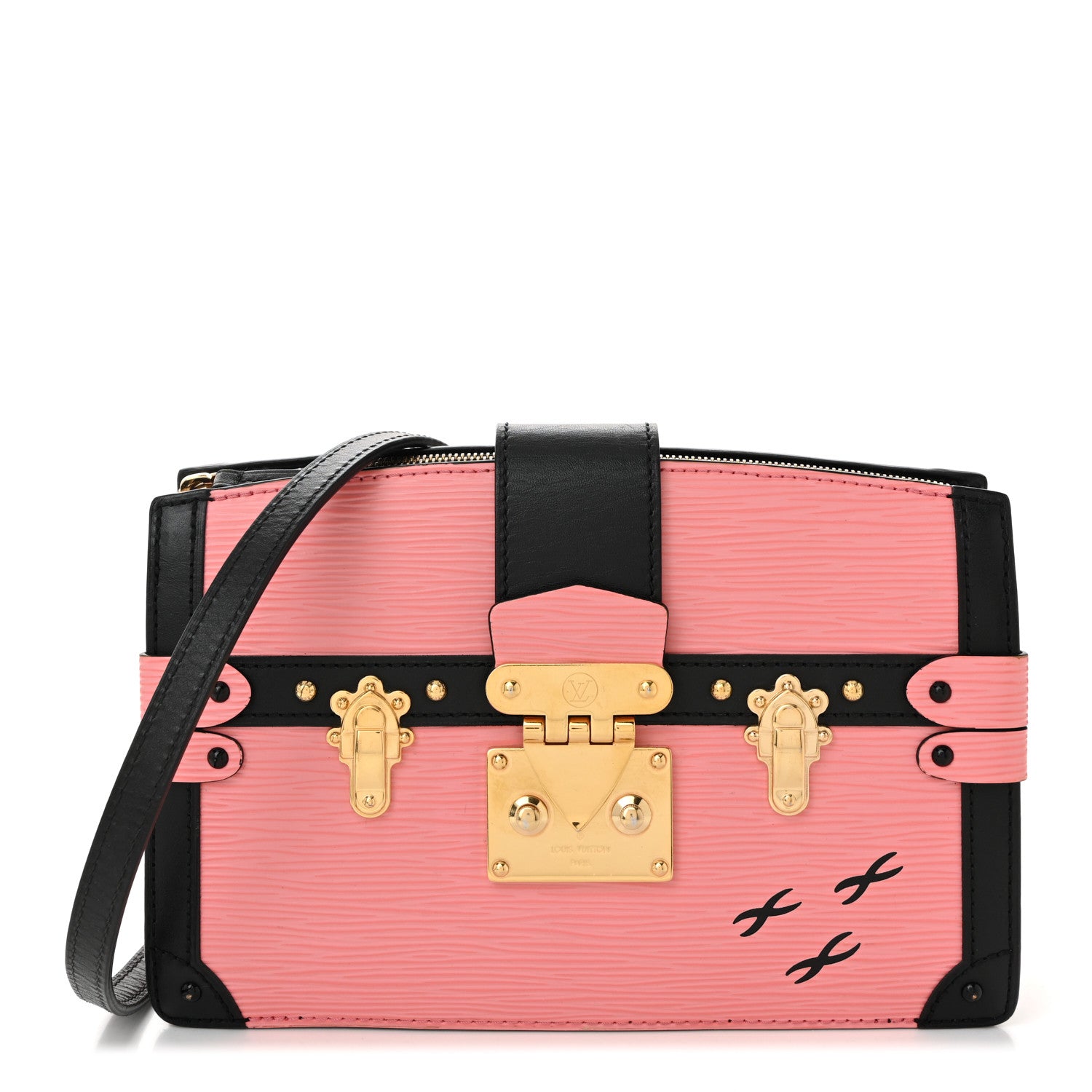 Louis Vuitton Epi Trunk Clutch Rose Ballerine 1 of 9