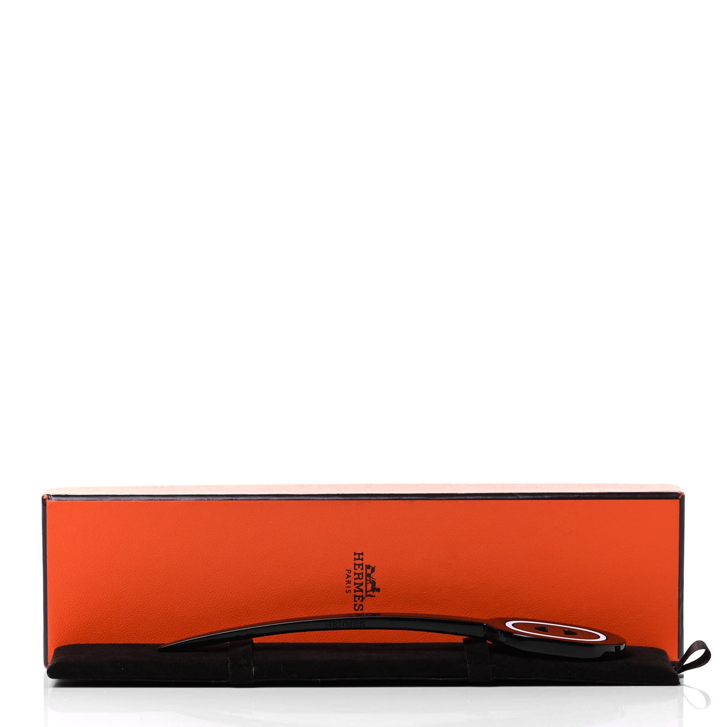 Lacquered Buffalo Horn Fidelio Virage Hair Pick