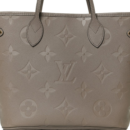 Louis Vuitton Empreinte Monogram Giant Neverfull MM Tourterelle 7 of 10