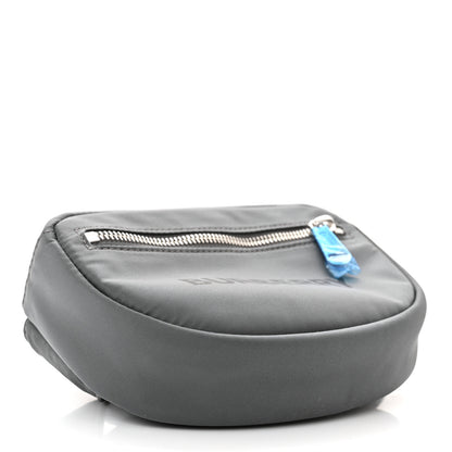 Burberry Econyl Logo Print Small Cannon Bum Bag Charcoal Grey 4 of 9