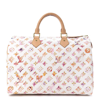Louis Vuitton Watercolor Aquarelle Speedy 35 White 1 of 10