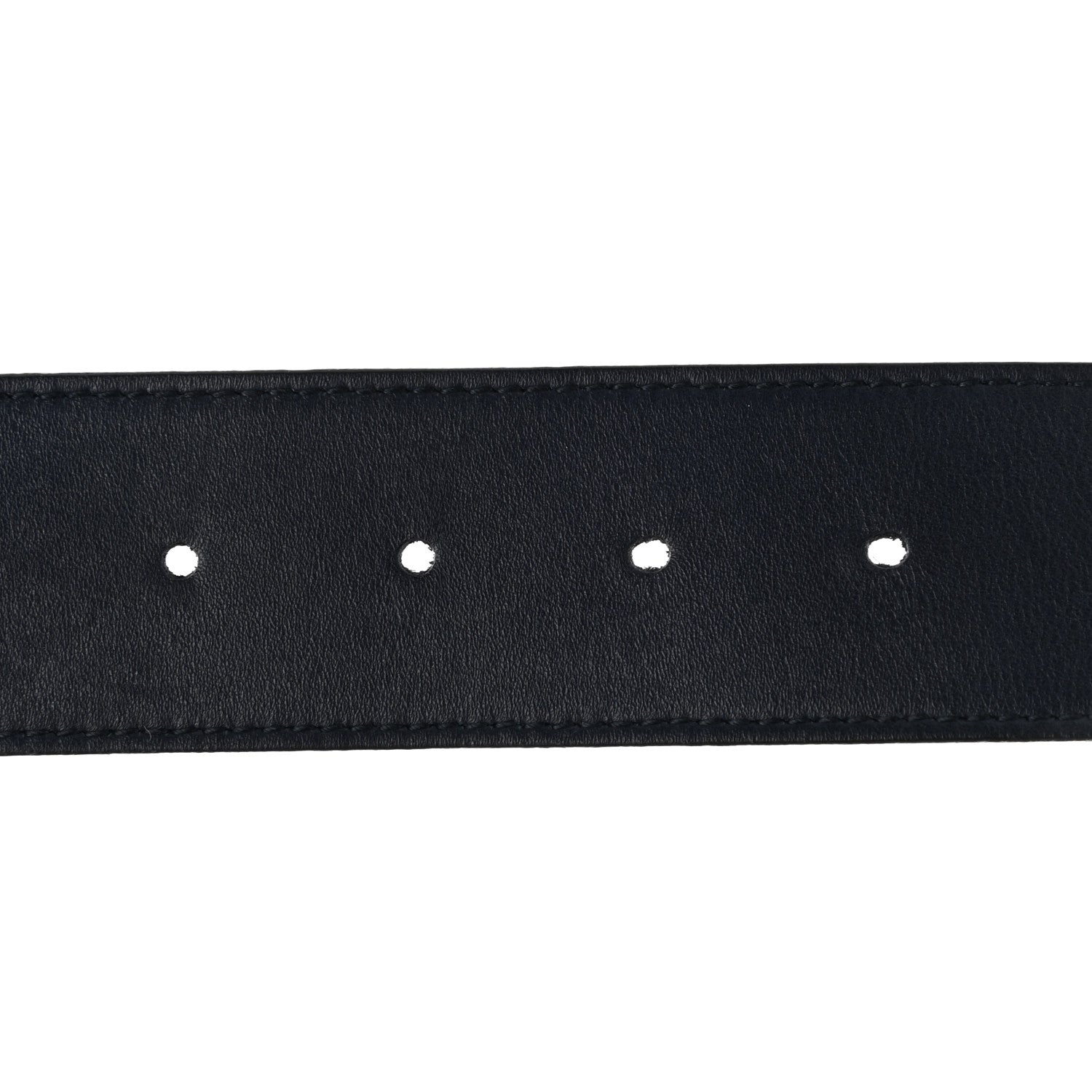 Gucci Moon Calfskin Nickel Double G 40mm Belt 95 38 Blue 5 of 5