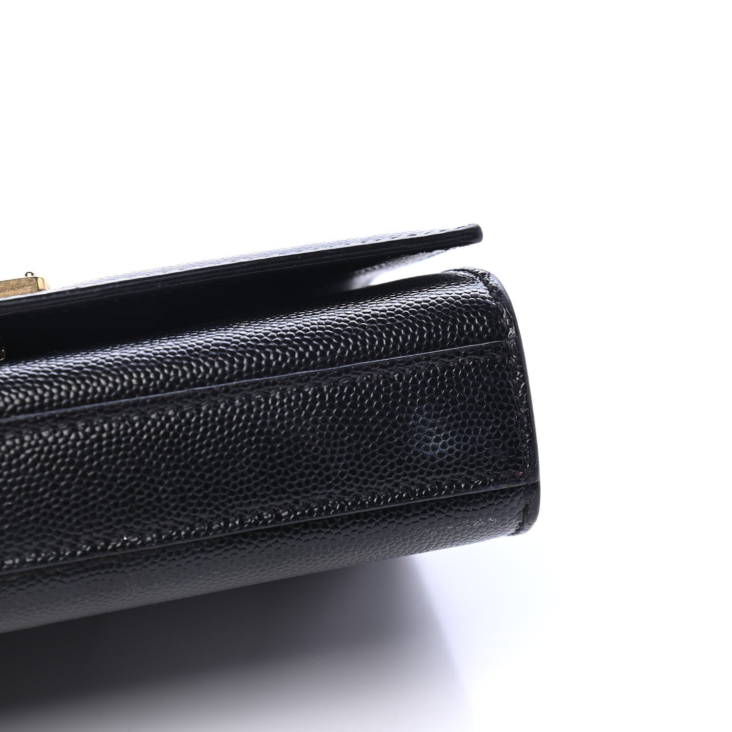 Saint Laurent Grain De Poudre Small Monogram Kate Satchel Black 5 of 6