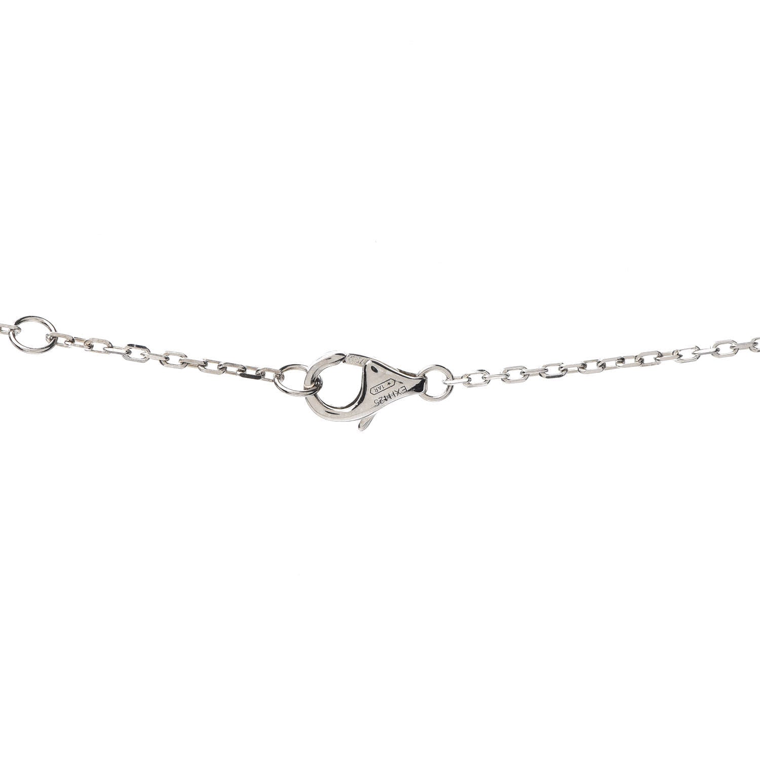 Cartier 18K White Gold Diamond Juste Un Clou Necklace 6 of 8