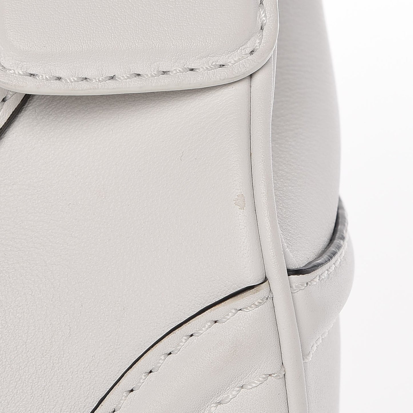 Calfskin Medium Palazzo Empire Bag White