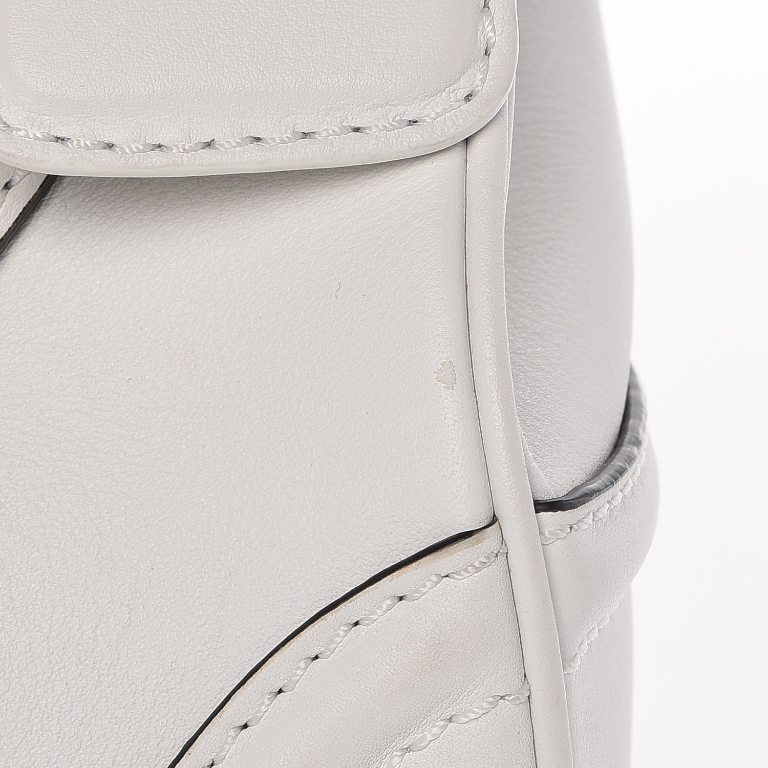 Versace Calfskin Medium Palazzo Empire Bag White 8 of 12