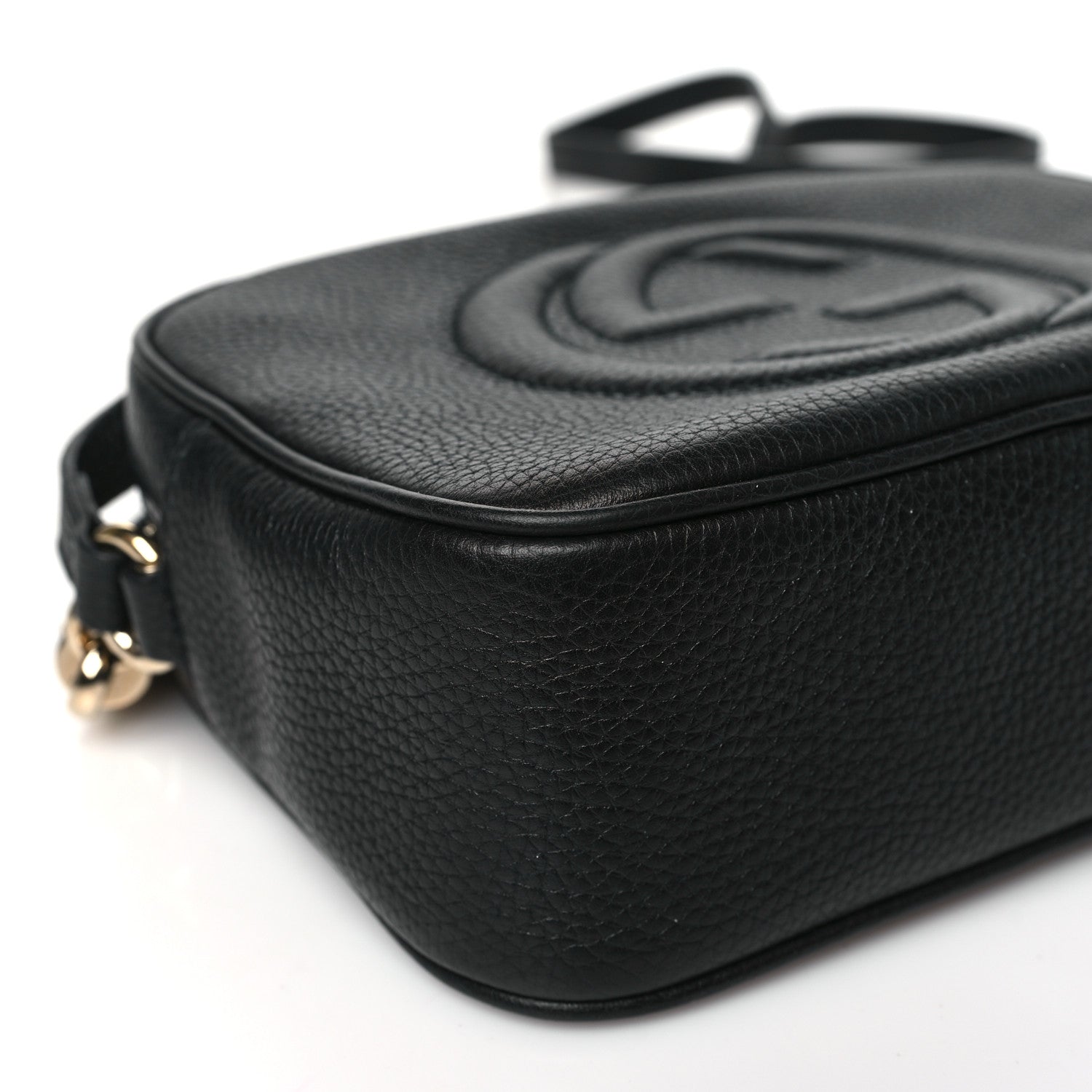 Gucci Pebbled Calfskin Small Soho Disco Bag Black 10 of 11