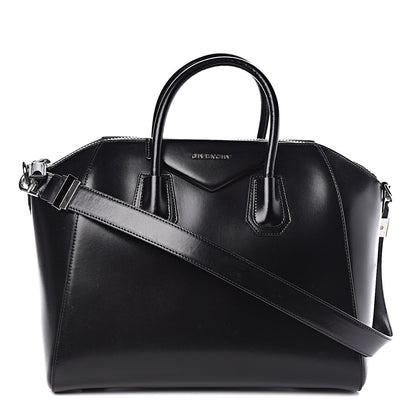 Givenchy Shiny Lord Calfskin Medium Antigona Black 1 of 10
