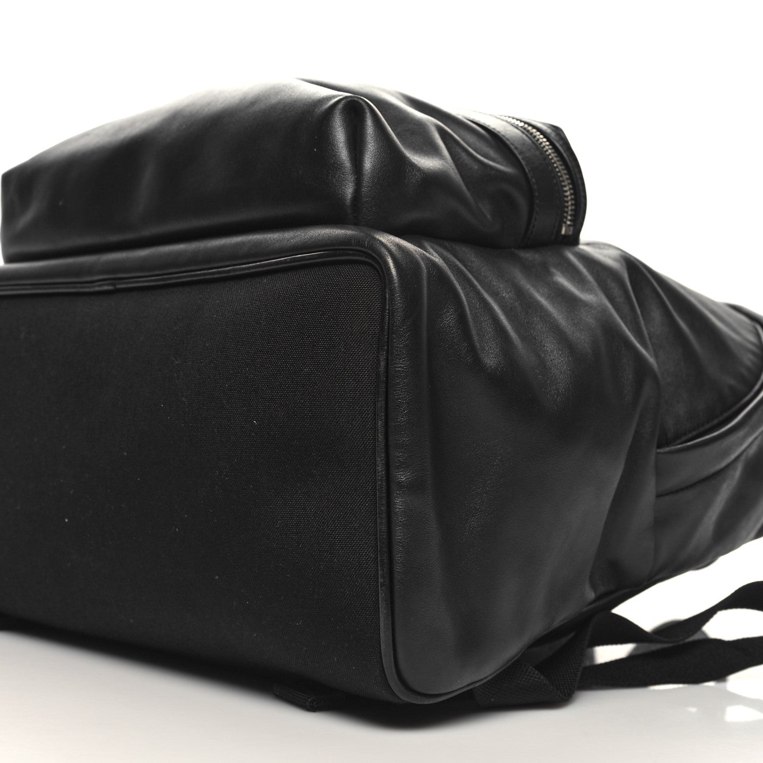 Saint Laurent Calfskin City Backpack Black 9 of 9