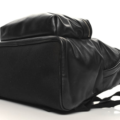 Saint Laurent Calfskin City Backpack Black 9 of 9