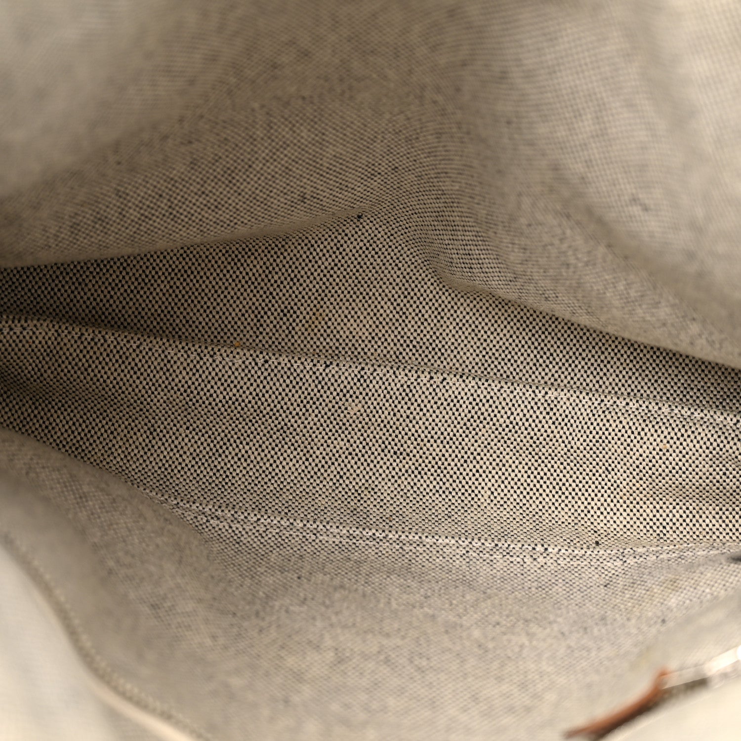 Hermes Canvas Herline Messenger Bag Ecru Black 5 of 14