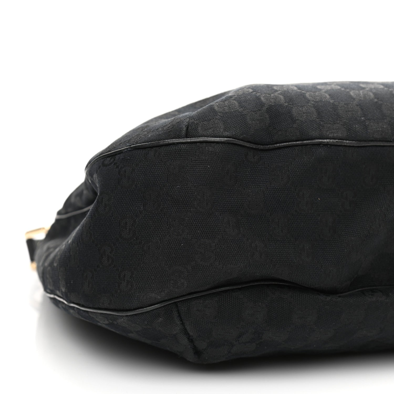 Gucci Monogram Large New Ladies Web Hobo Black 9 of 13