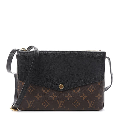 Louis Vuitton Monogram Twice Pochette Black 1 of 8