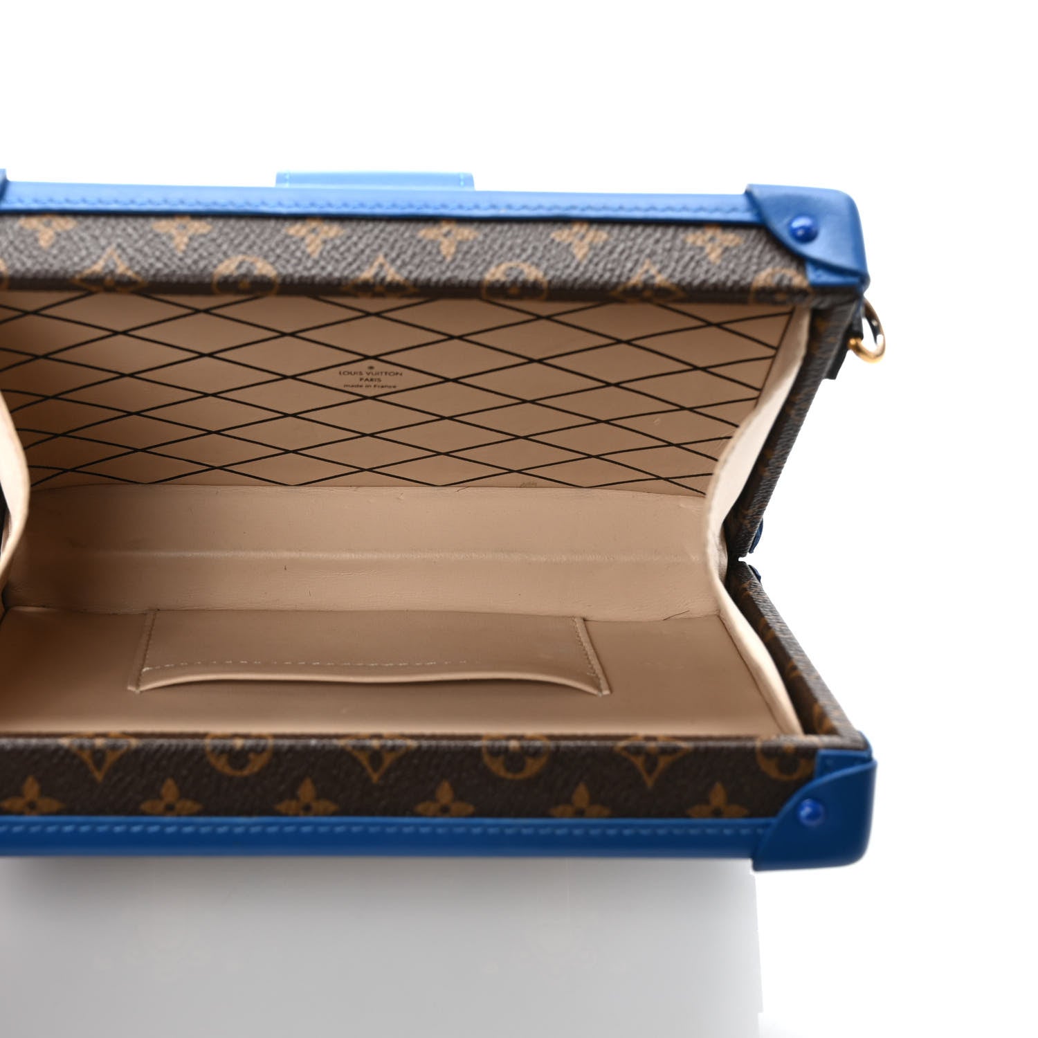 Louis Vuitton Monogram Petite Malle Blue Royal 5 of 10