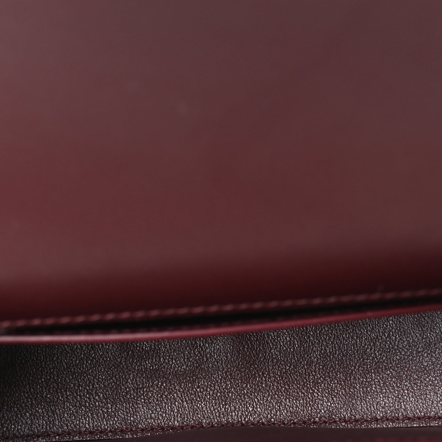 Box Calfskin Mini Voltaire Shoulder Bag Rouge Cabernet