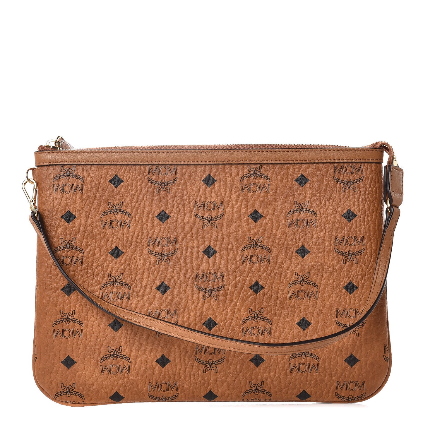 Visetos Liz Shopper Tote Pouch Cognac