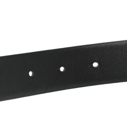 Chanel Calfskin CC Reversible Belt 80 32 Black Burgundy 5 of 5