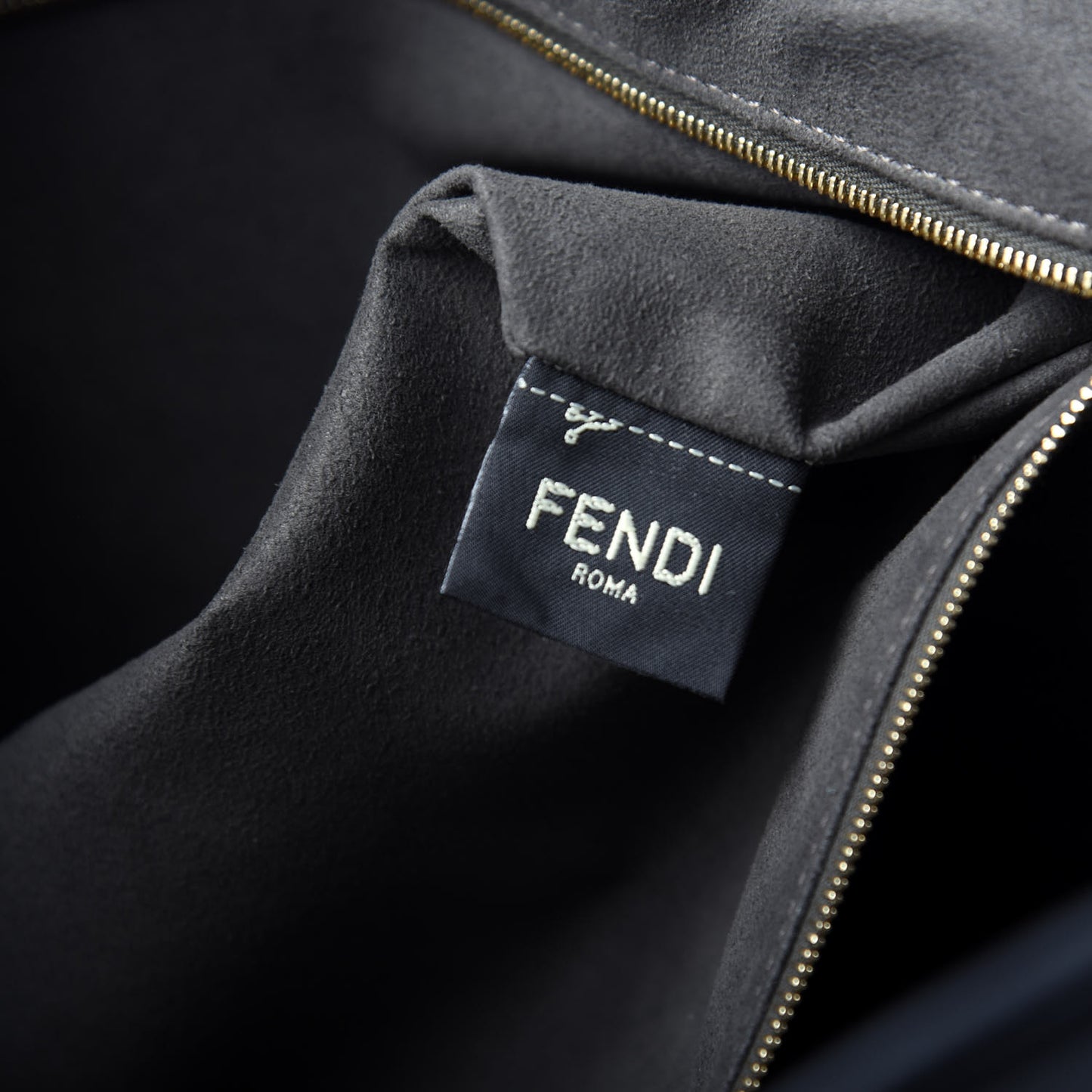 Nappa FF 1974 Embossed Medium FF Tote Black