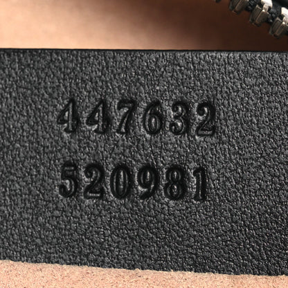 Gucci Calfskin Matelasse Small GG Marmont Chain Shoulder Bag Black 8 of 14