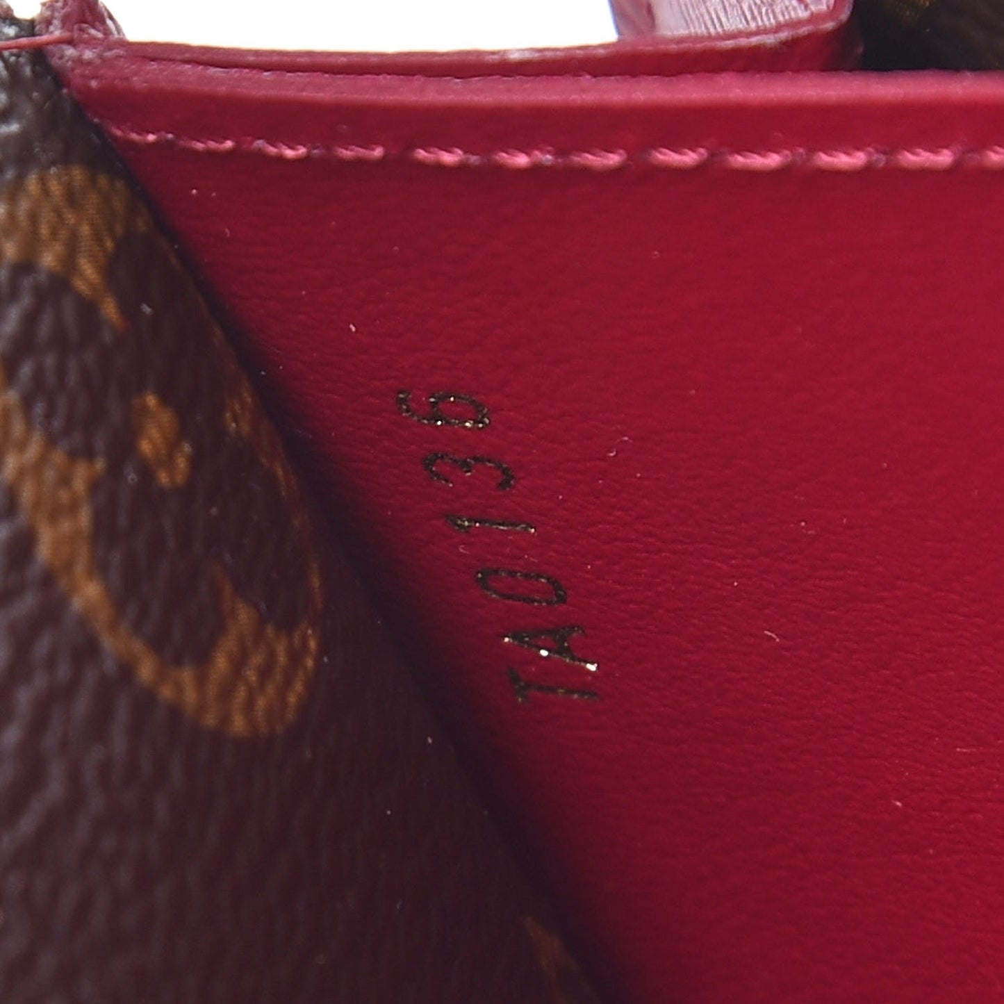 Monogram Emilie Wallet Fuchsia