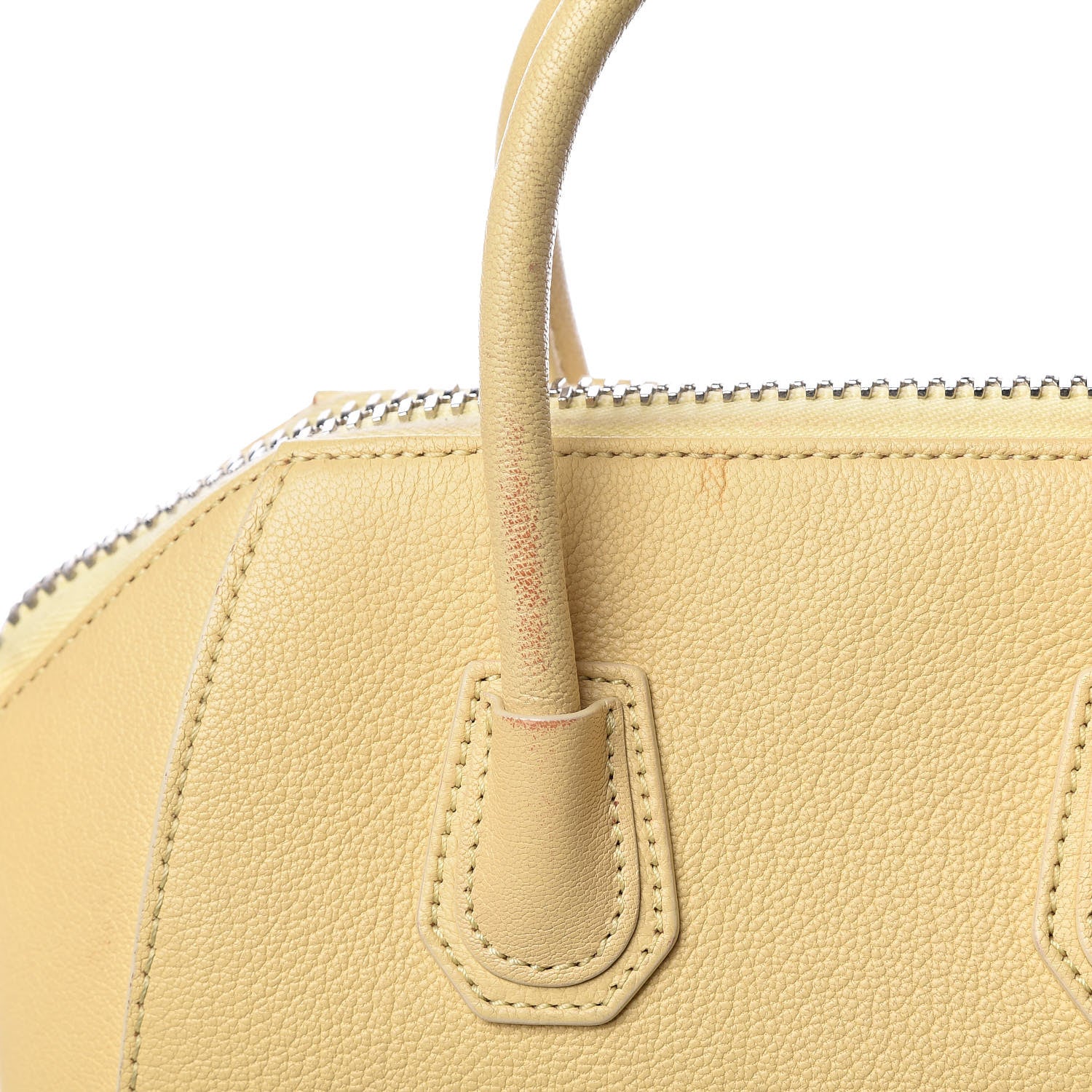 Givenchy Sugar Goatskin Mini Antigona Yellow 9 of 22