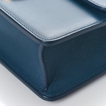 Christian Dior Smooth Calfskin 30 Montaigne Flap Bag Blue 8 of 8