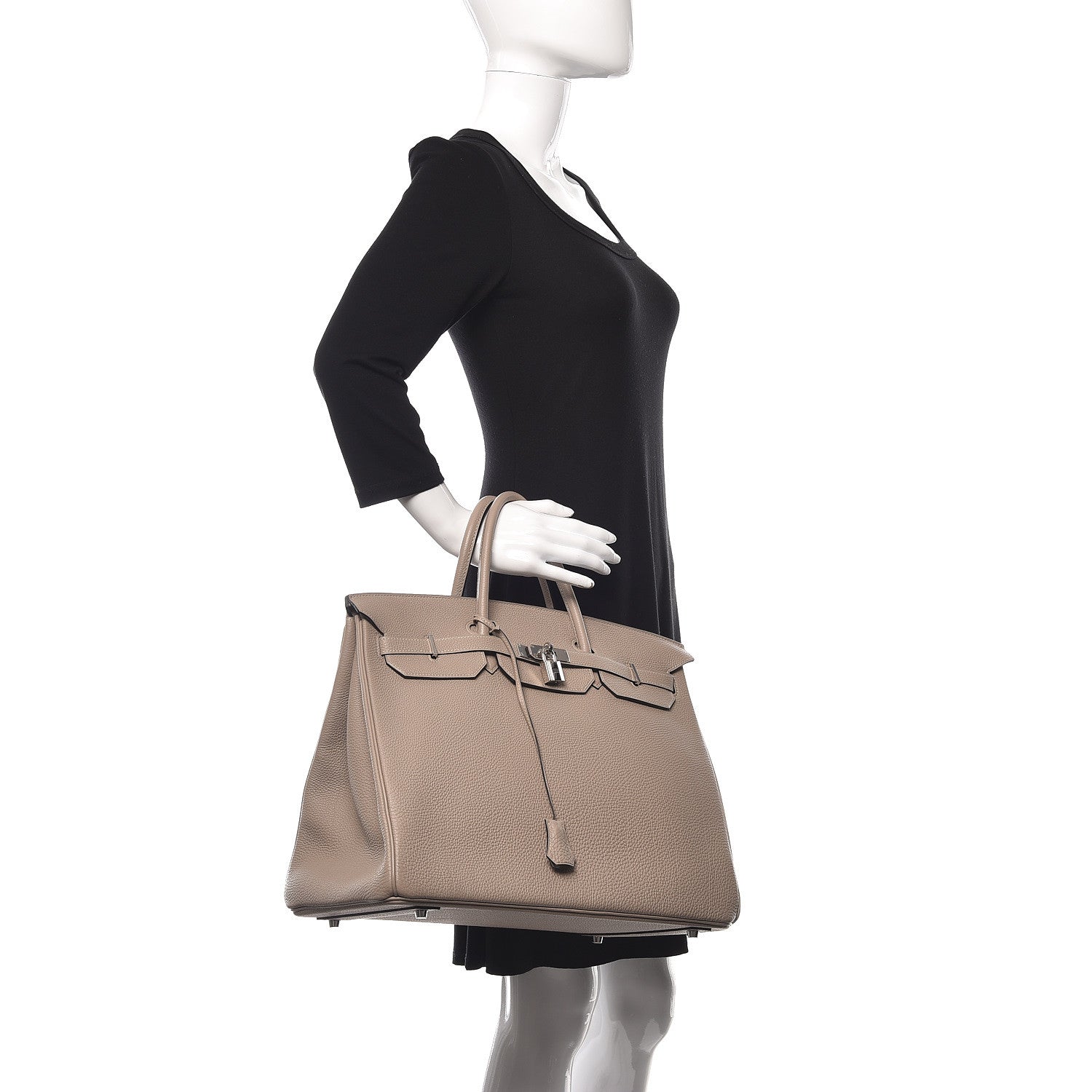 Hermes Togo Birkin 40 Gris Tourterelle 2 of 10