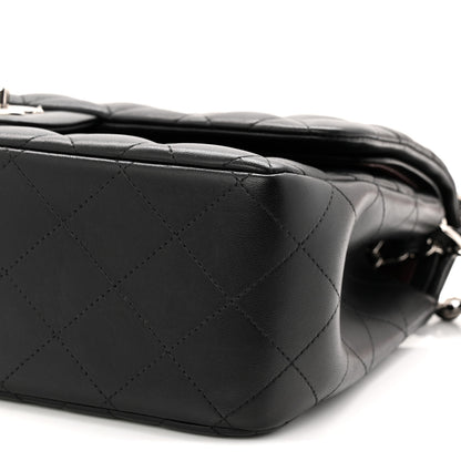 Chanel Lambskin Quilted Jumbo Double Flap Black 10 of 10