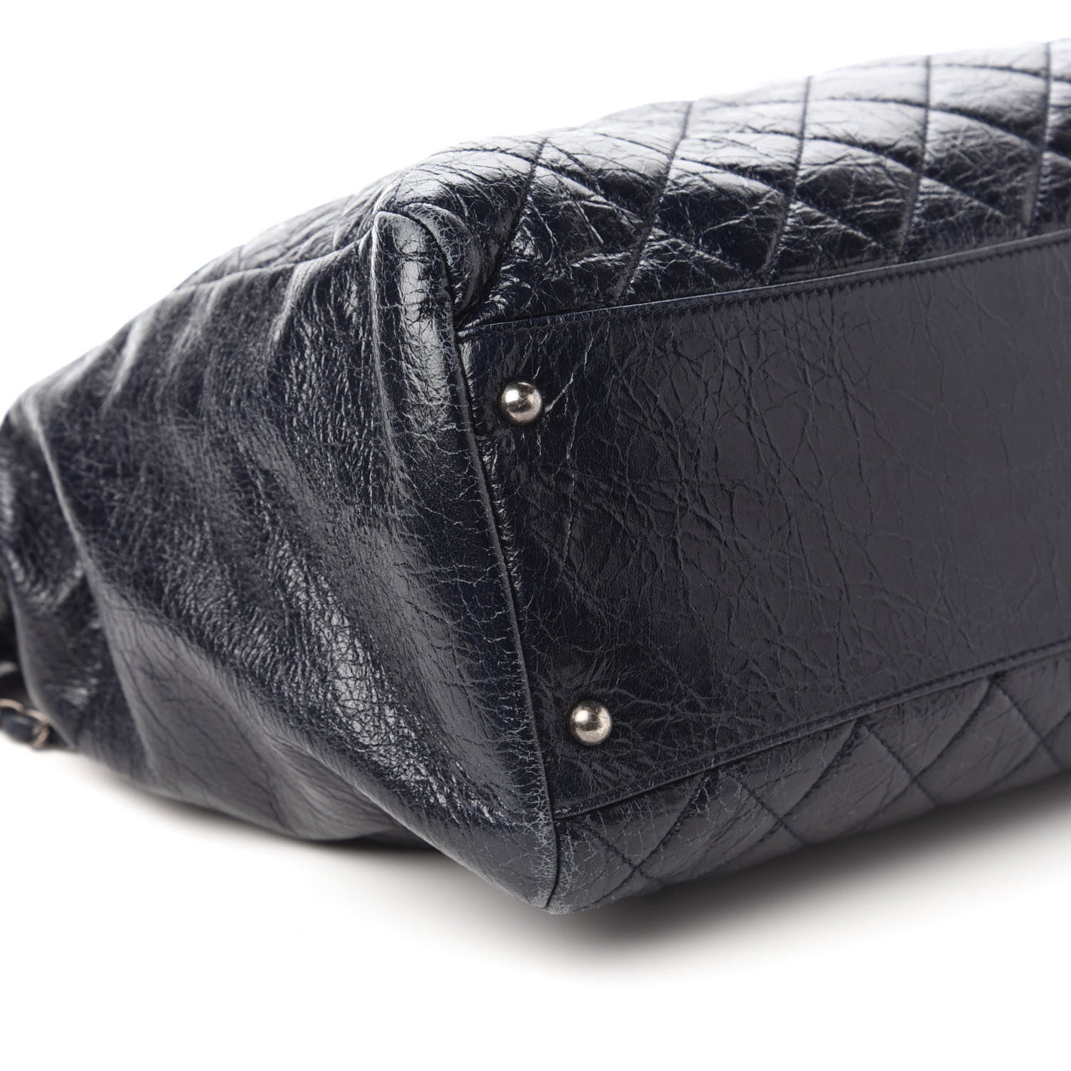 Chanel Glazed Calfskin Quilted Large Tote Black 6 of 11