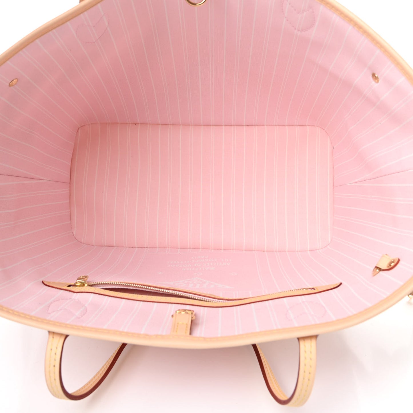 Monogram Giant By The Pool Neverfull MM Light Pink
