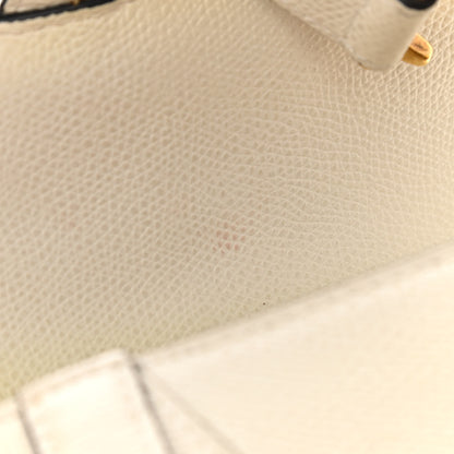 Christian Dior Grained Calfskin Saddle Bag White 10 of 21