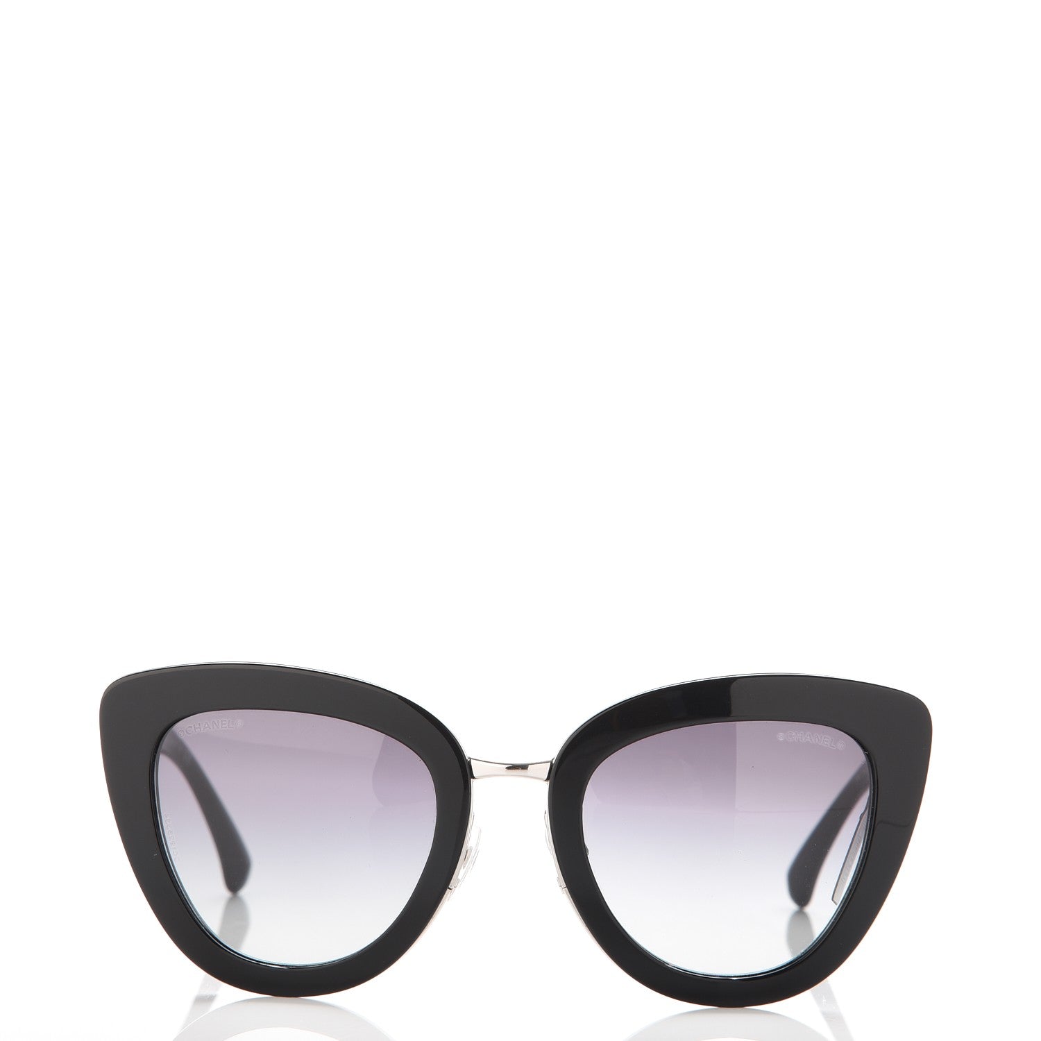 Chanel Cat Eye Quilted Sunglasses 5368 Black 2 of 8