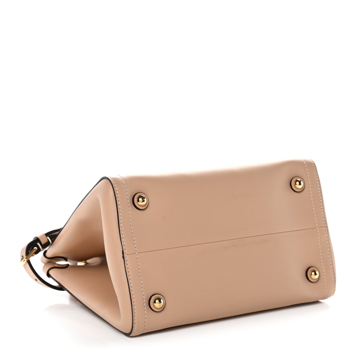 Calfskin Vlogo Small Antibes Tote Rose Sand