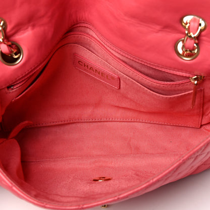 Chanel Lambskin Quilted Valentine Charms Medium Single Flap Pink 4 of 4