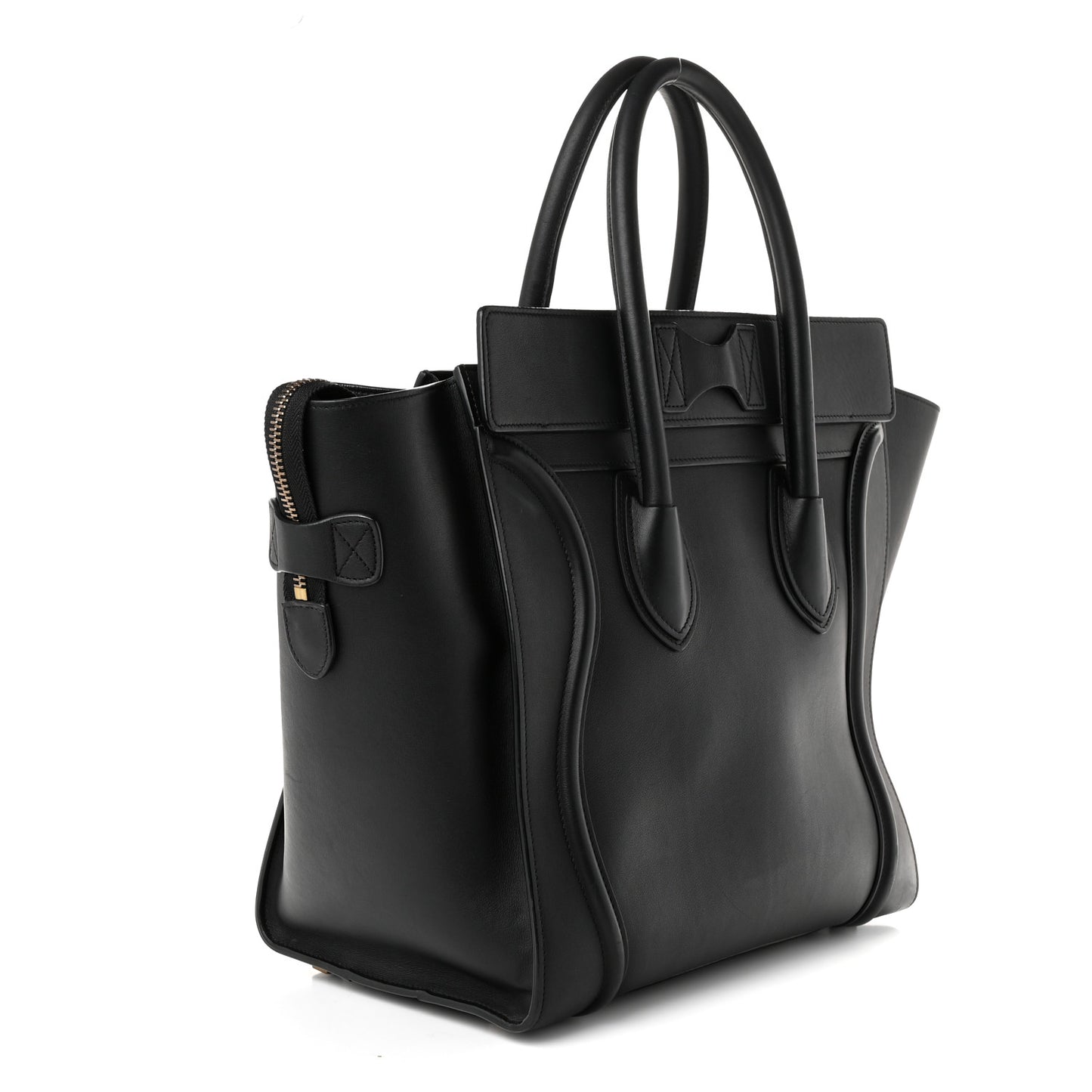 Smooth Calfskin Mini Luggage  Black