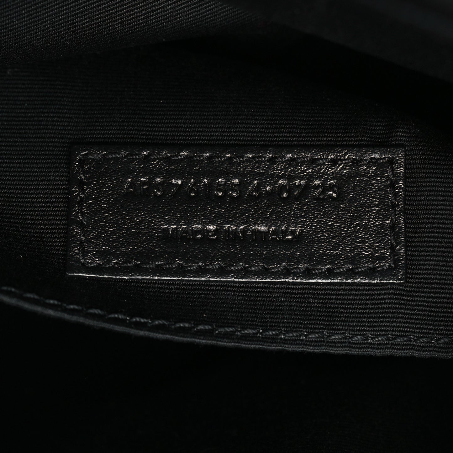 Suede Calfskin Matelasse Monogram Lou Camera Bag Black