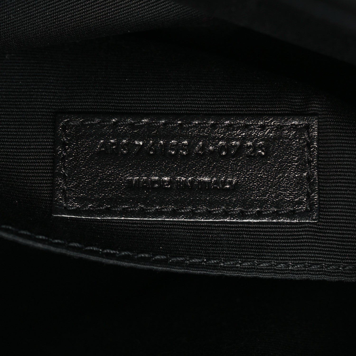 Saint Laurent Suede Calfskin Matelasse Monogram Lou Camera Bag Black 7 of 9