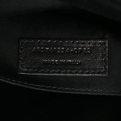 Saint Laurent Suede Calfskin Matelasse Monogram Lou Camera Bag Black 7 of 9