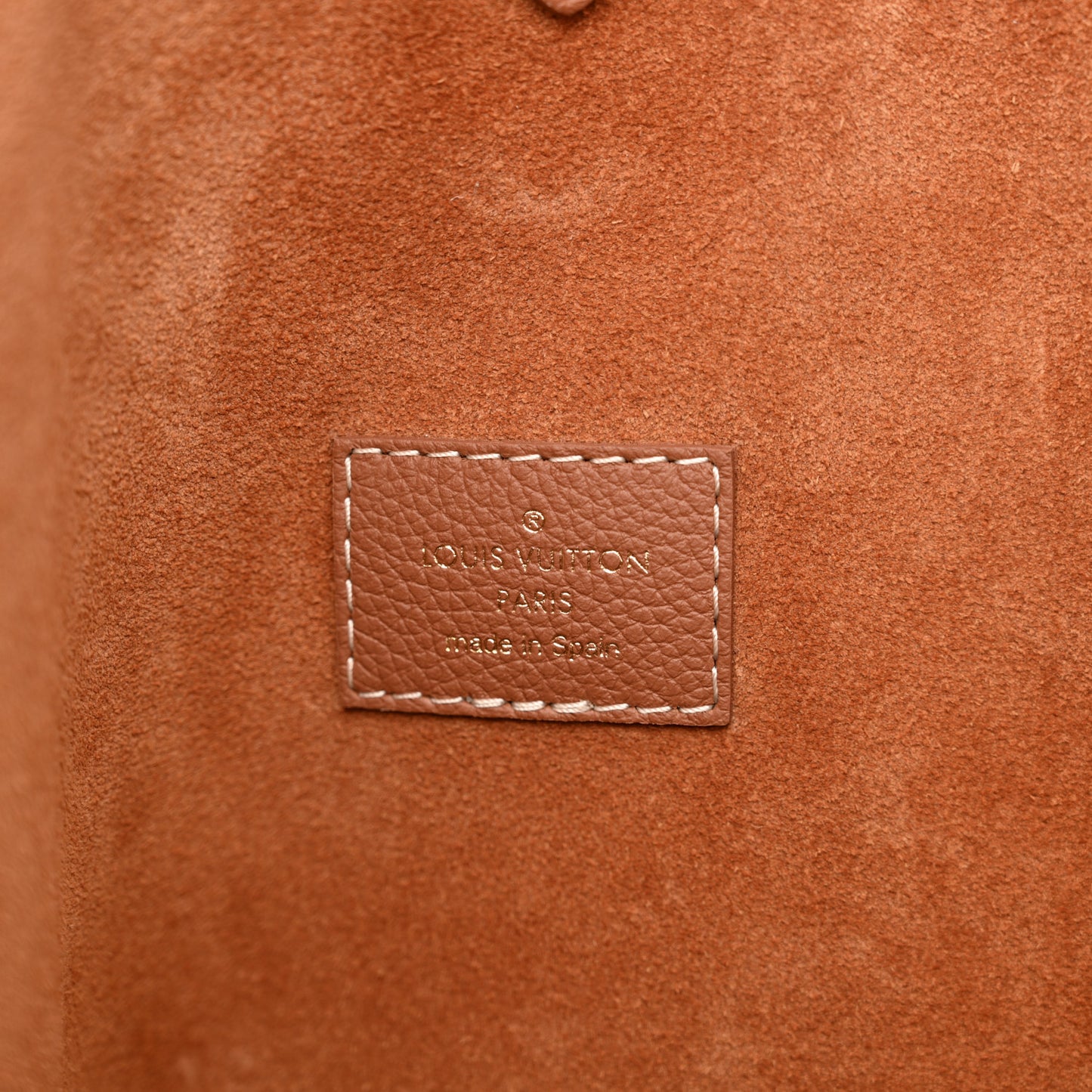 Grained Calfskin Low Key Hobo MM Cognac