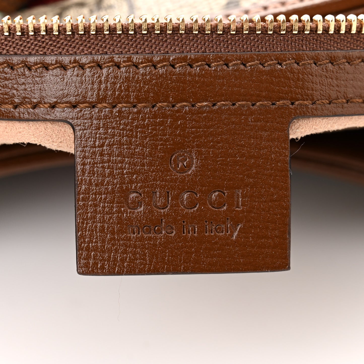 GG Supreme Monogram Azalea Calfskin Web Medium Jackie 1961 Hobo Beige Ebony Brown Sugar