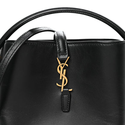 Saint Laurent Shiny Calfskin Le 37 Mini Bucket Bag Black 8 of 11