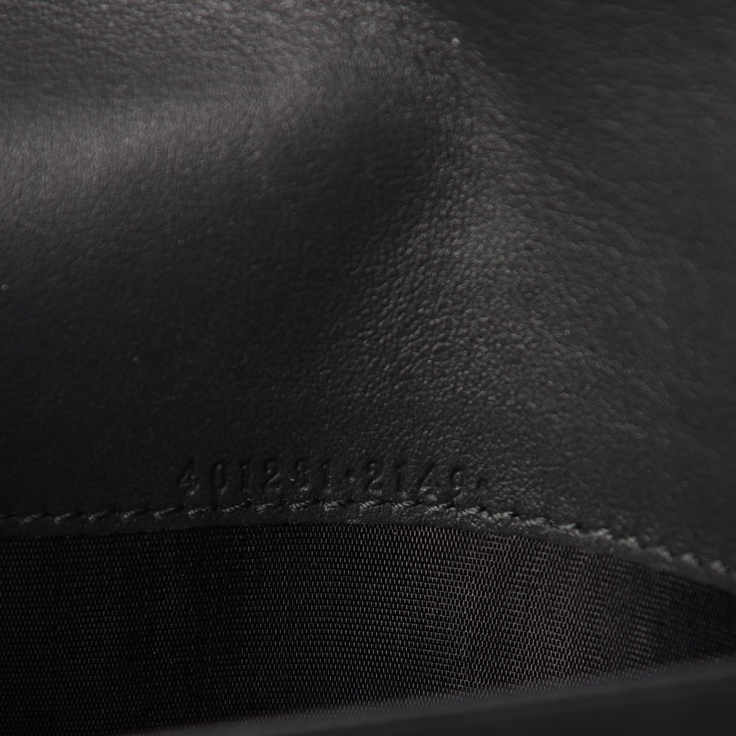 Suede Mini Dionysus Chain Wallet Black