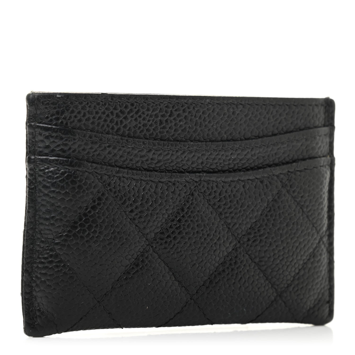 Chanel Caviar Quilted Card Holder Black 3 of 10