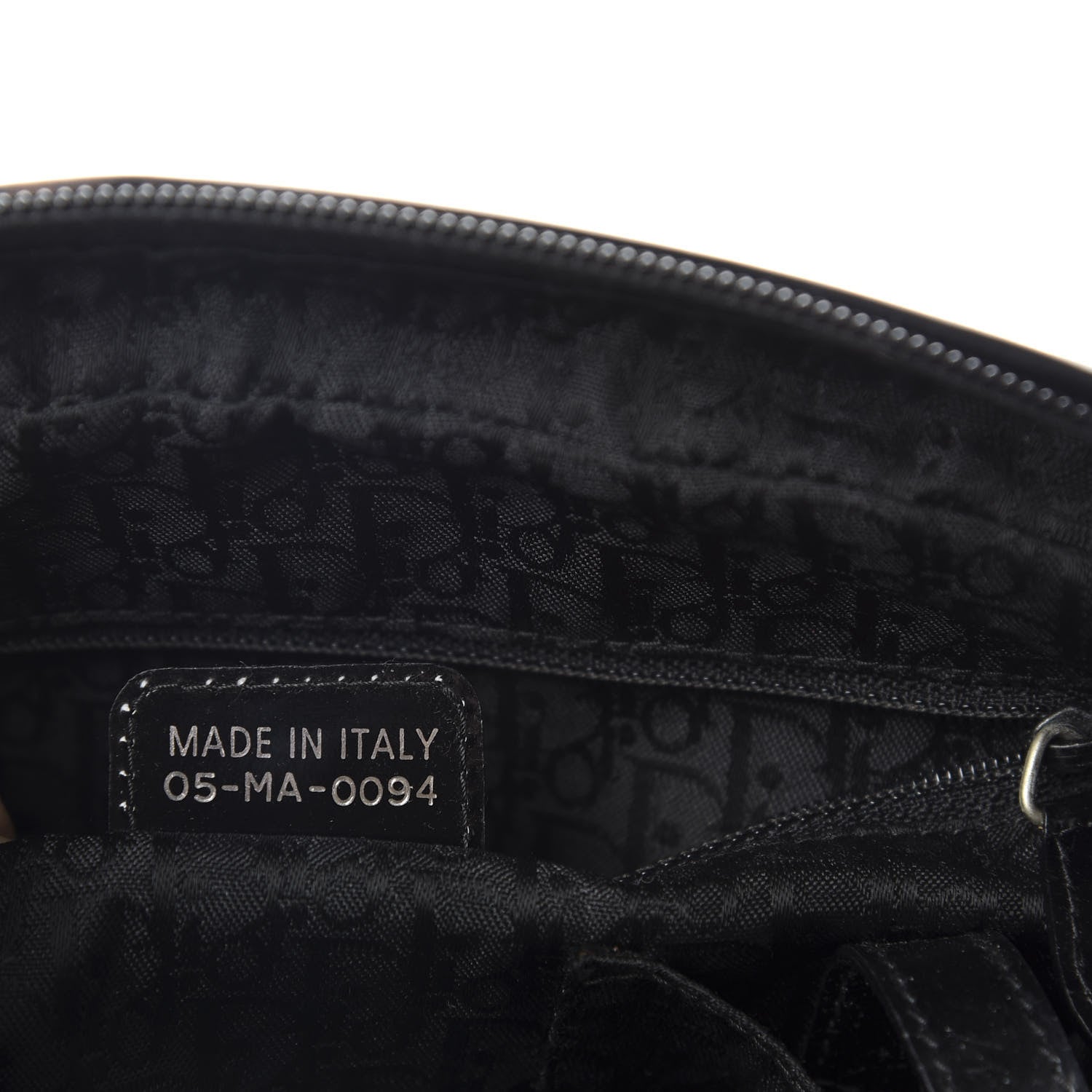 Christian Dior Calfskin Gambler Dice Bowler Black 8 of 11