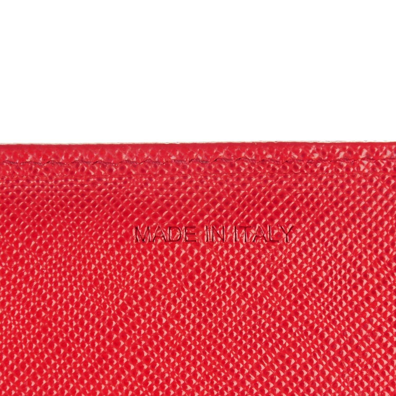 Prada Saffiano Metal Continental Flap Wallet Rubino 5 of 8