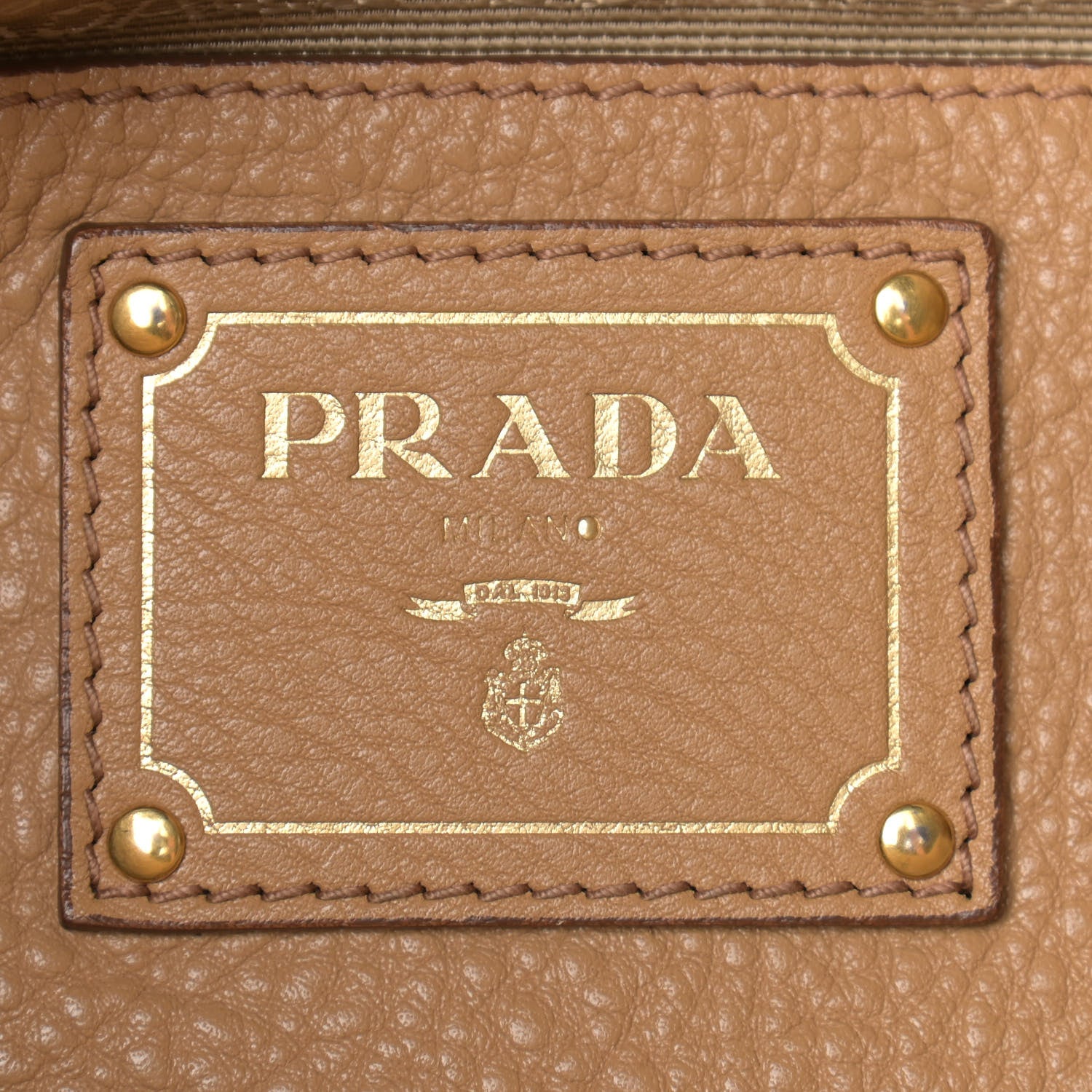 Prada Vitello Daino Side Pocket Hobo Naturale 9 of 12